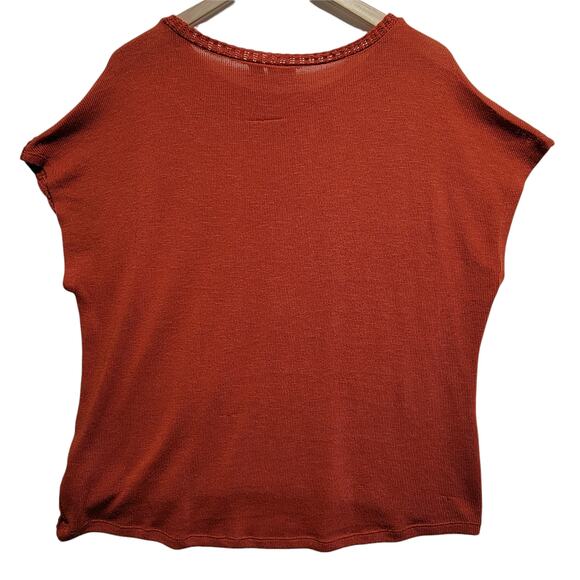 Cato Woman Orange Knit Sleeveless Sweater Size 18/20W - Picture 10 of 10